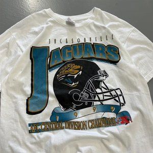 Vintage 90’s 1999 Jacksonville Jaguars White Shirt tee